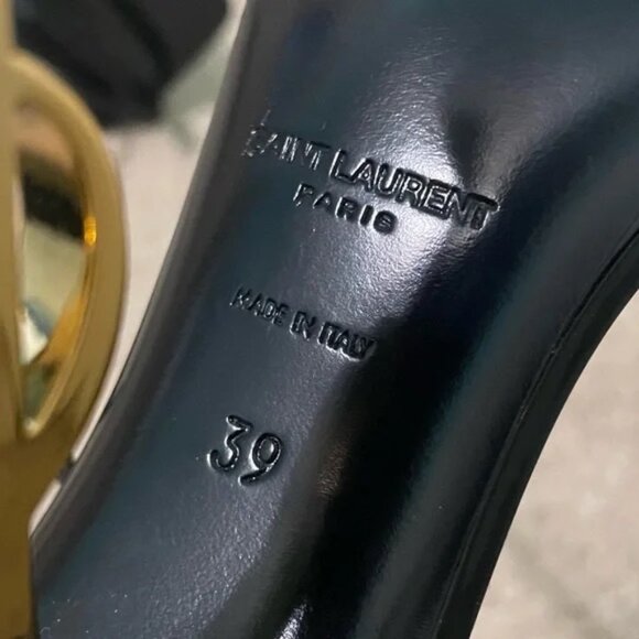 Saint Laurent YSL Opyum Black Heels - Picture 3 of 3